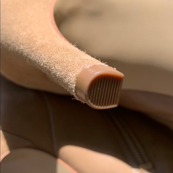 🦋 NWOT Marc Fisher Suede Peep-toe Bootie - 8.5 - Picture 8 of 8